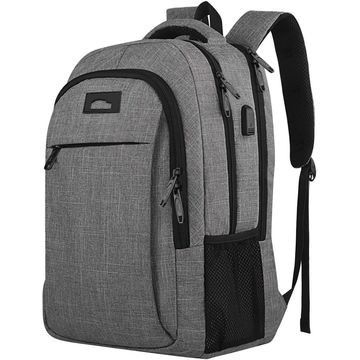 Anti Pencurian Slim Travel Laptop Backpack Dengan USB Charging Port