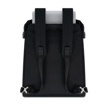 Waterproof 16 Inch Laptop ransel Tas Hitam Dengan Logo Khusus