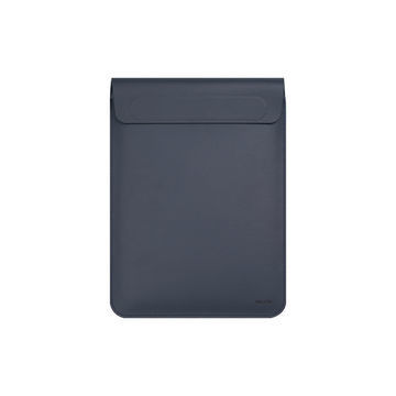 Navy Blue Laptop Bag Sleeve Ringan Untuk Macbook Notebook