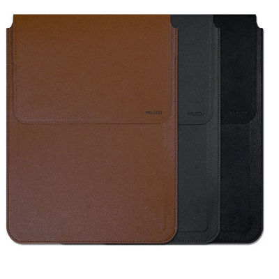 Tas lengan laptop kulit sintetis Ultra Slim Multifungsi