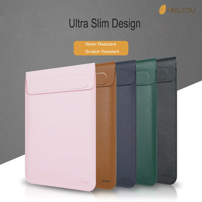 Synthetic Leather Laptop Bag Sleeves Multifungsi Ultra Slim