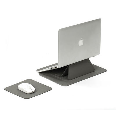 PU Kulit Laptop Tas Sleeve Dengan Stand Holder 1.1mm Ultra Slim